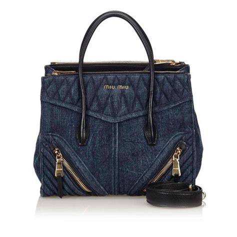 miu miu denim biker bag|mi miu prada official site.